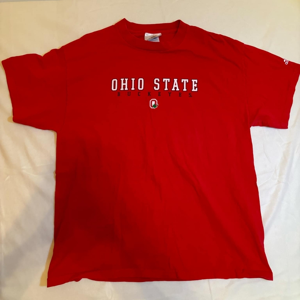 ADIDAS OHIO STATE BUCKEYES TSHIRT MENS LARGE